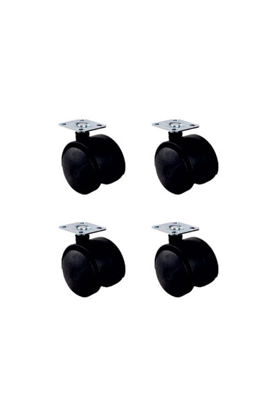 Epilons عجلة بلاستيكية كبيرة - 50 ملم HKS126 - 4 قطع ZENVIA-TG4356