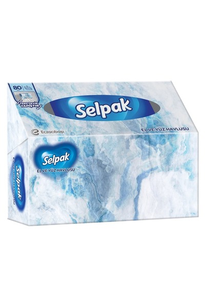 Selpak 3 Pcs Hand and Face Towels 80 Liters