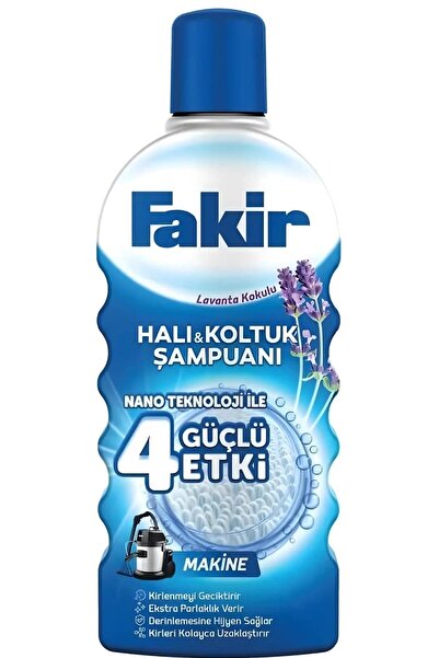 Fakir 4 ADET Makine Yıkama Halı ve Koltuk Şampuanı Lavanta 1000ml