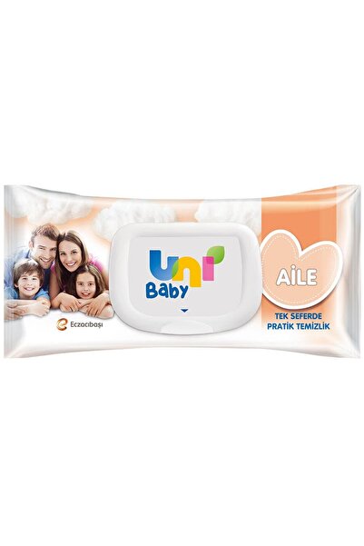 Uni Baby 8 عبوات مناديل مبللة عائلية تحتوي على 90 منديل