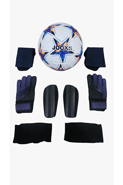 unes Futbol Topu ve Aksesuarları Seti – Tekmelik, Çorap ve Kaleci Eldiveni