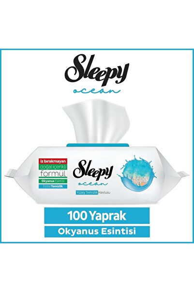 Sleepy 5 قطع من مناشف تنظيف سطح المحيط من Ocean Breeze، عبوة من 100 قطعة