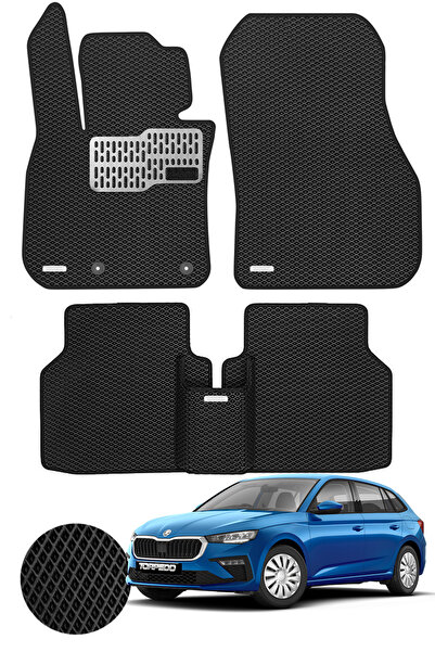 TORPEDO Skoda Scala 2019 ve Sonrası Uyumlu Hücreli Premium Eva Paspas Seti Ta...