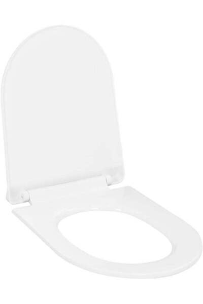 Generic مقعد مرحاض بإغلاق ناعم – تصميم سريع الفك، مصنوع من البولي بروبيلين ال...