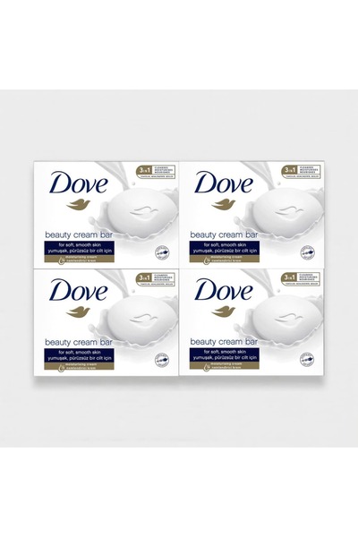 Dove 2 Pcs Beauty Cream Bar Original Beauty Soap 90 g - Pack of 4