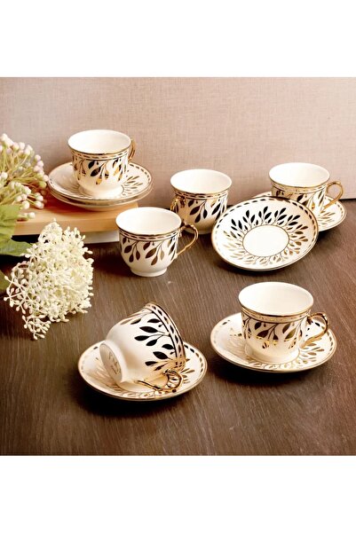 MATMEL طقم أكواب مطلية بالذهب من 5 قطع من باشي جلوري مكون من 6 قطع