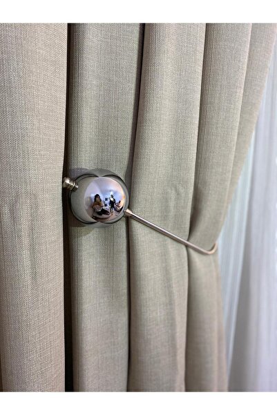 BURYAHOME Perde Tutucu Renso Perde Askısı Aksesuar Topuzlu 1 Adet