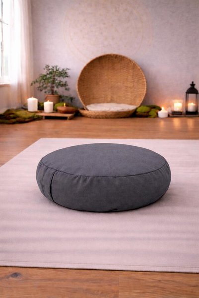 Remege Spor Malzemeleri Zafu joga meditacija min Koža - Okrugla meditacija mi...
