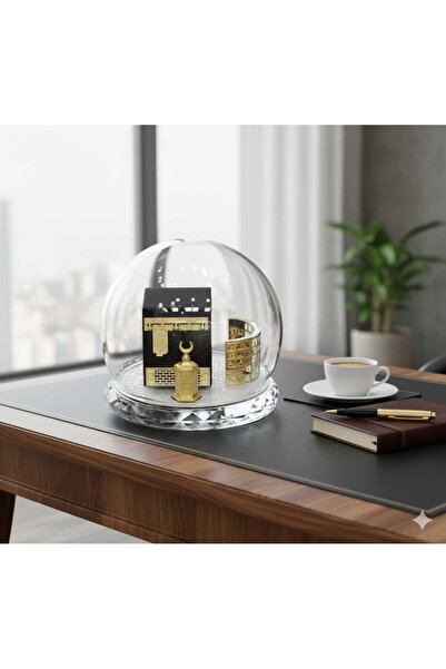 TOHFA مجسم الكعبة قزاز شفاف