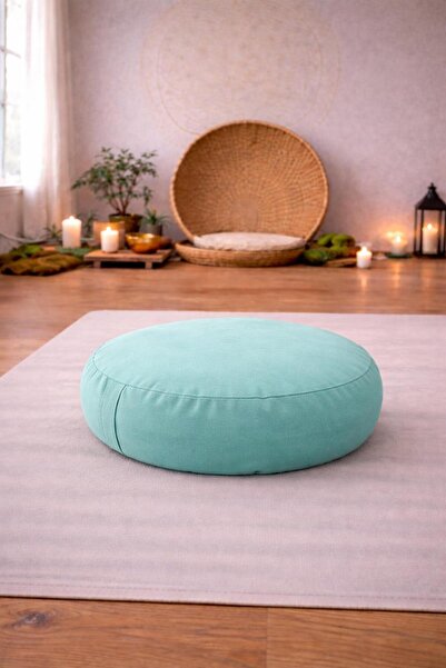 Remege Spor Malzemeleri Zafu Yoga Meditasyon Minderi - Yuvarlak Meditasyon Mi...
