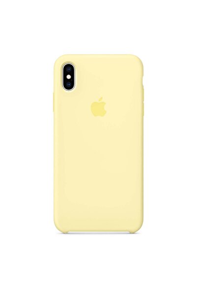 Apple Husa Silicon pt. iPhone XS Max, Mellow Yellow - MUJR2ZM/A, Originala