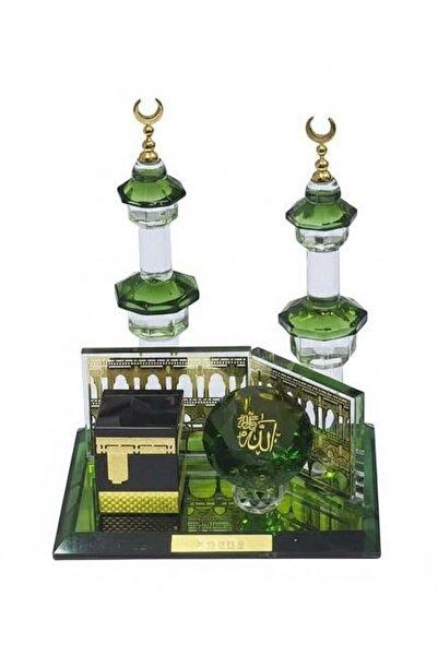 TOHFAT تحفة كريستال إسلامية (مجسم الكعبة ولفظ الجلالة)