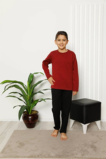 ALFA AKSESUAR 03 Детски памучен комплект пижама с дълги ръкави