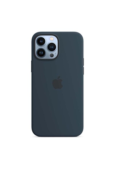 Apple Husa Originala Silicon MM2T3ZM/A MagSafe - iPhone 13 Pro Max, Abyss Blue