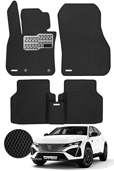 TORPEDO Peugeot 408 2023 ve Sonrası Hybrid Uyumlu Hücreli Premium Eva Paspas ...