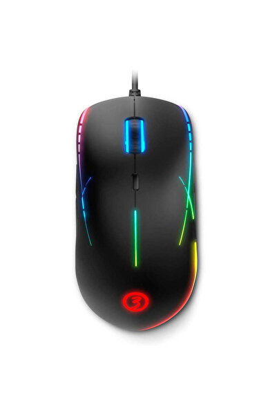ozone Mouse cu fir Neon X50 - ARGB, Senzor Optic Pixart PMW3327, 6200 DPI, 80...