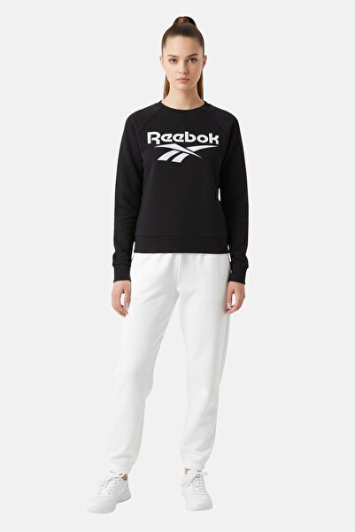 Reebok Women Sportswear Fit Long Sleeve Outdoor Sweatshirt, Black