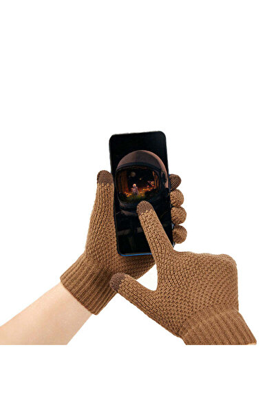 Hurtel Manusi Brodate de Iarna, Compatibile cu Ecran Touchscreen