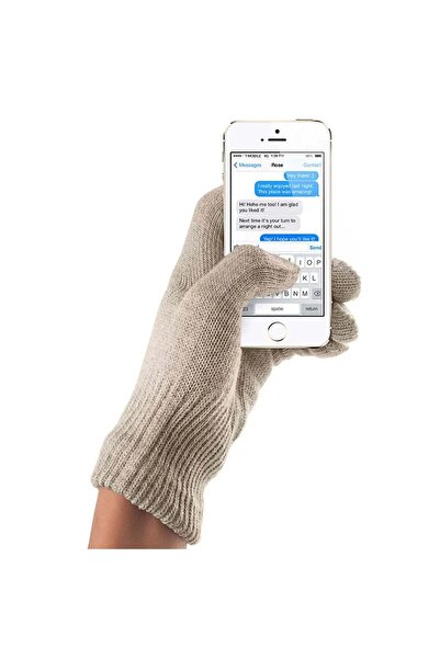 Mujjo Manusi Touchscreen Sandstone - S/M