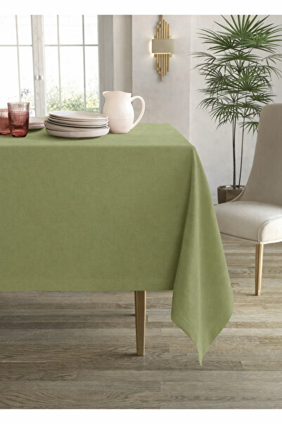 MRC Tekstil Velvet Textured Stain-Resistant Table Cloth