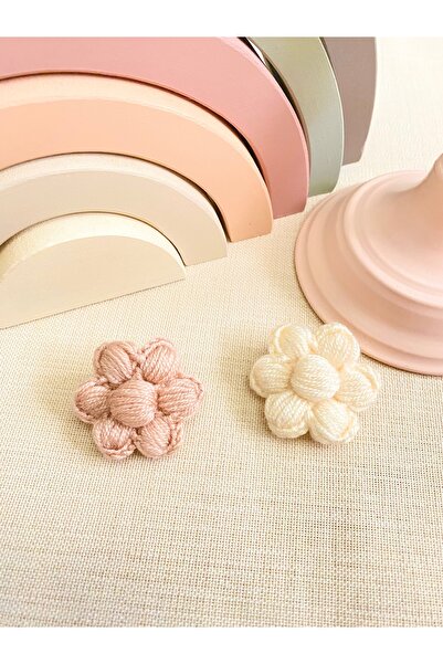 Derinkids 2 li Pudra Saçsız Bebek Toka Seti