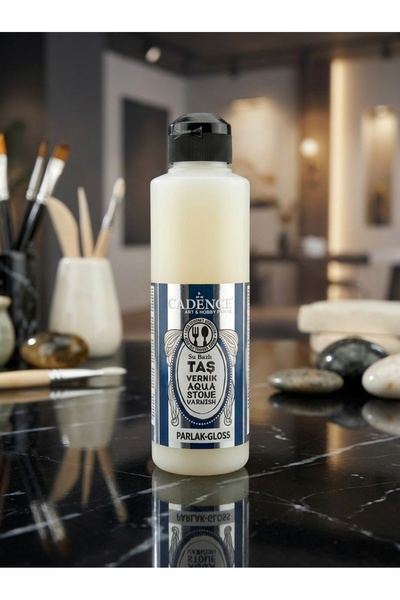 Cadence Taş Vernik Parlak 250 ml Tüm Yüzeyler Kokusuz Su Bazlı Akrilik Vernik
