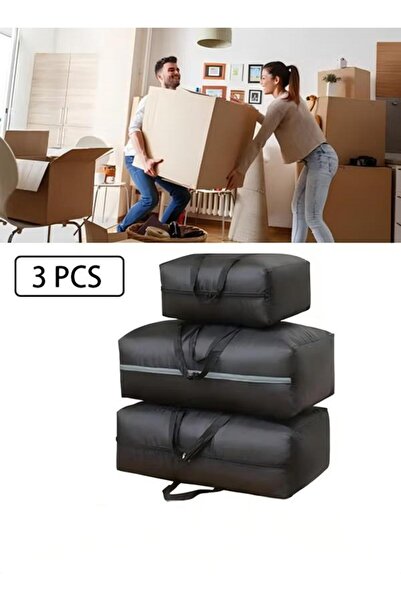 Generic 3 Pack Large Clothes Storage Bags | Moving Bags | Foldable Blanket St...