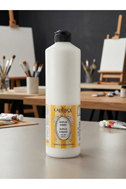 Cadence Akrilik Vernik Yarı Mat 750 ml Tüm Yüzeyler Kokusuz Su Bazlı Akrilik ...