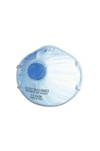 Rossini Sheltech protective half mask, FFP2, with valve, 10