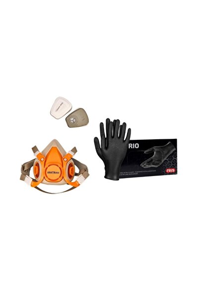 Kraft&dele Painter's kit consisting of a mask with filter and nitrile gloves,...