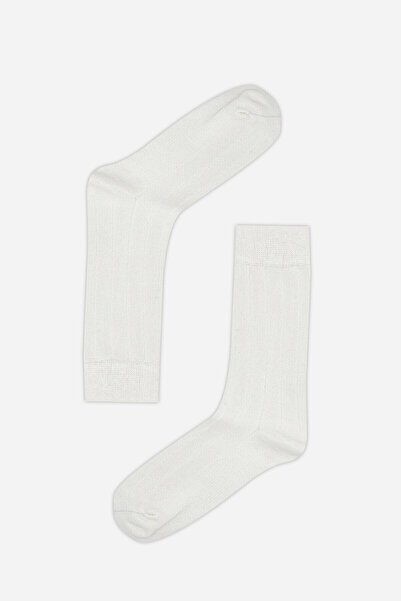 NBB Ecru Stripe Patterned Socks