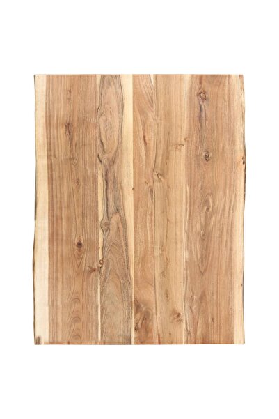 vidaxl سطح طاولة من خشب الأكاسيا الصلب 80 × (50-60) × 3.8 سم