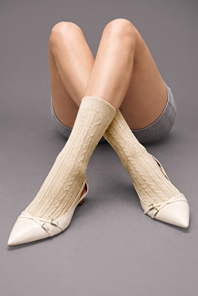 NBB Beige Socket Socks