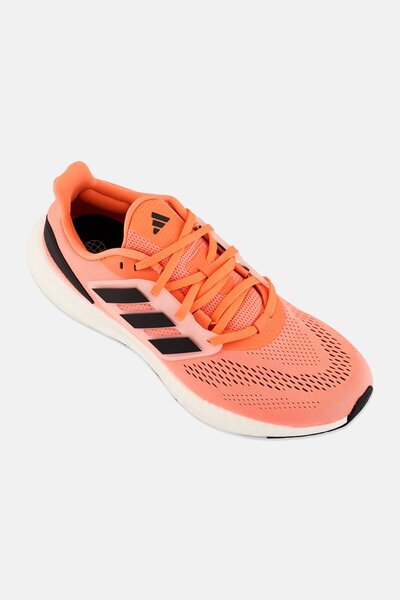 adidas Men Pureboost 22 Lace Up Running Shoes, Orange