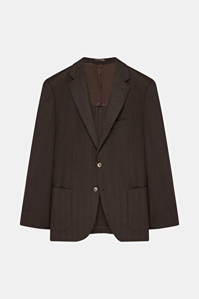 W Collection KAHVEBALIKSIRTIDESENLİRELAXFITCEKET