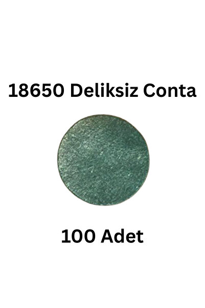 Fusion Tech 18650 Pil Contası Deliksiz Arpa Kağıdı Conta – 100 Adet