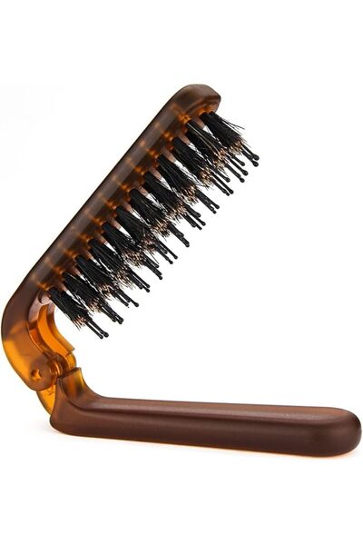 Arabest Travel Folding Hair Brush, Collapsable Portable Hair Brush for Thin T...