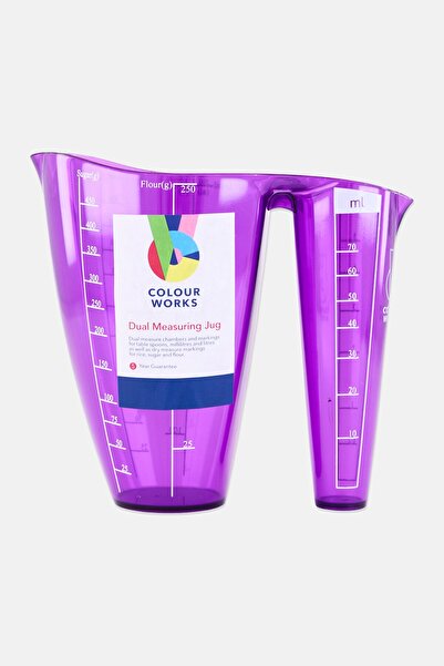 Colour Works Dual Measuring Jug 600Ml, Assorted