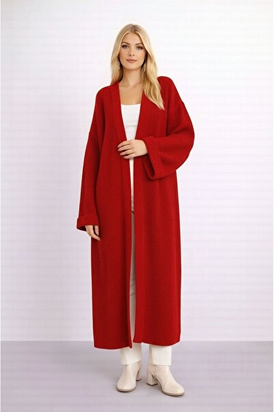 MAMAYAGA Maxi Length Long Sleeve Sporty Stylish Knitwear Cardigan Jacket Suit...