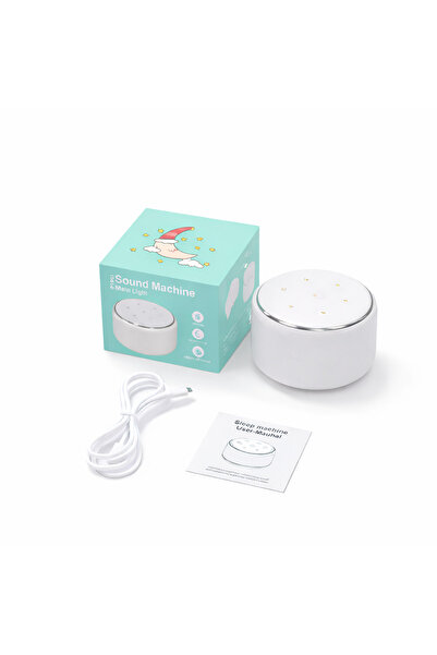 PrietenBebe Dispozitiv cu sunete albe și lampă de veghe pentru copii și adulți
