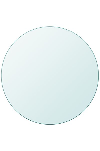 vidaxl Table Top Tempered Glass Round 700 mm