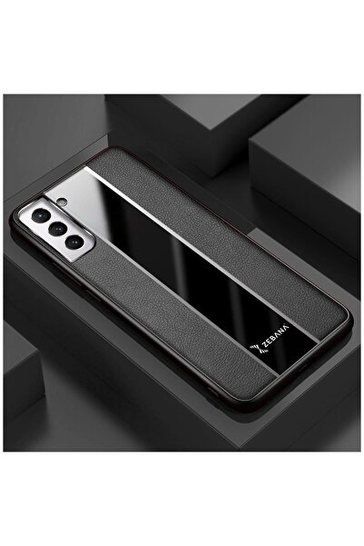 Zebana حافظة متوافقة مع سامسونج جالاكسي S25 FE، حافظة جلدية فاخرة باللون الأسود