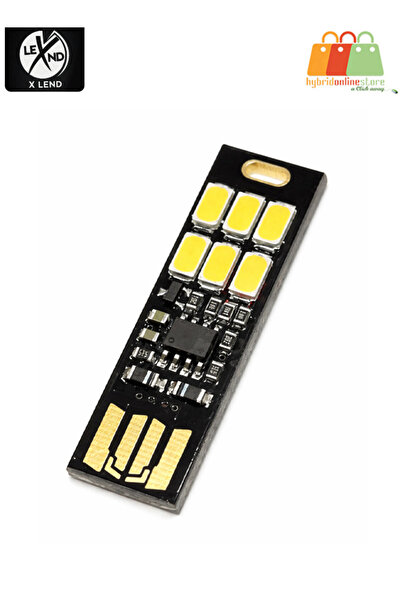 Generic مصباح LED صغير بمستشعر لمس USB، قابل لتعديل السطوع، مناسب لأجهزة الكم...