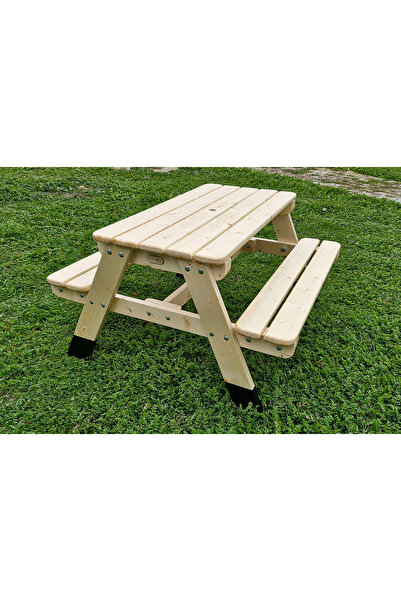Loremob Ahşap Çocuk Piknik Masası ( Natürel )