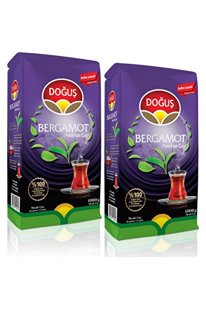 Doğuş Bergamot Aromalı Siyah Çay 1000 gr 2'li Dökme Çay Seti Eşsiz ve Aromatik