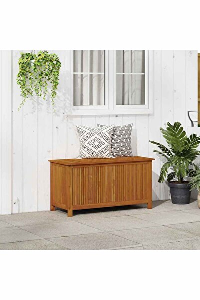 vidaxl Garden Storage Box 113x50x58 cm Solid Acacia Wood
