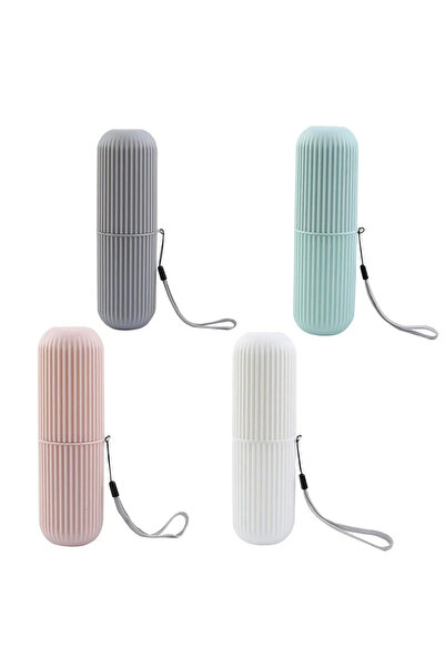 Choice 4pcs random Portable Toothpaste Toothbrush Protect Holder Case Travel ...