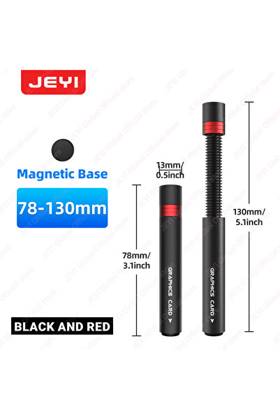 Choice6 حامل بطاقة رسومات JEYI قابل للتعديل باللونين الأسود والأحمر، شديد الت...