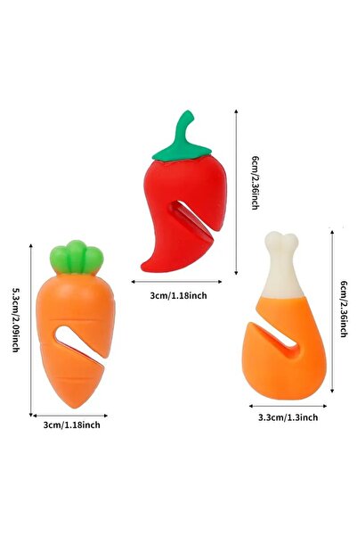 Choice 3 قطع من مشابك تثبيت أغطية القدور المصنوعة من السيليكون، أداة أساسية ف...