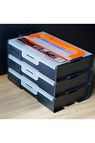 Choice 3 صناديق صغيرة قابلة للتكديس لتنظيم قطع الغيار الإلكترونية وتخزينها، ص...